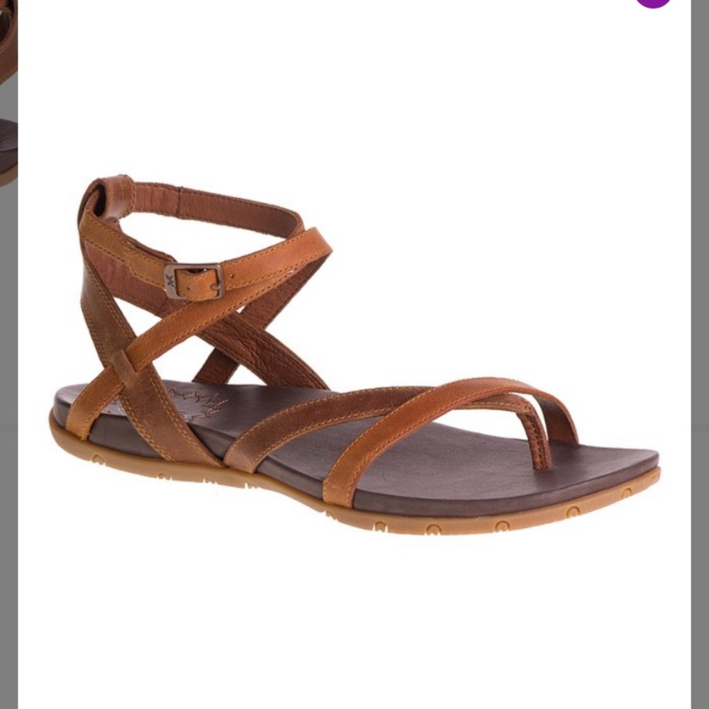 Chaco Rust Juniper Leather Sandal